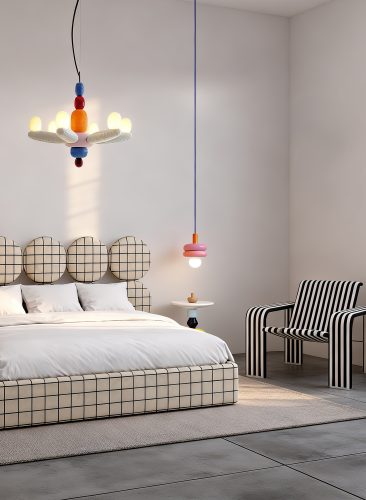 DISSONANCE CIRCLE No.11– designerskie łóżko tapicerowane