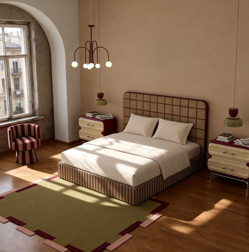 DISSONANCE No.32 – designerskie łóżko tapicerowane