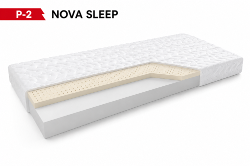 Materac piankowy P-2 NOVA SLEEP z lateksem