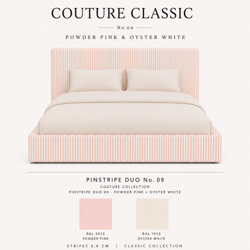 COUTURE CLASSIC No.9 – designerskie łóżko tapicerowane