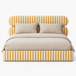 MOU Stripes No.2  - designerskie łóżko tapicerowane  