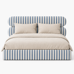 MOU Stripes No.3  - designerskie łóżko tapicerowane   