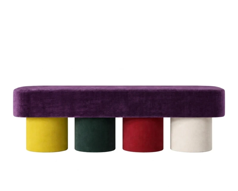 Ławka LE CORBUSIER COLORS