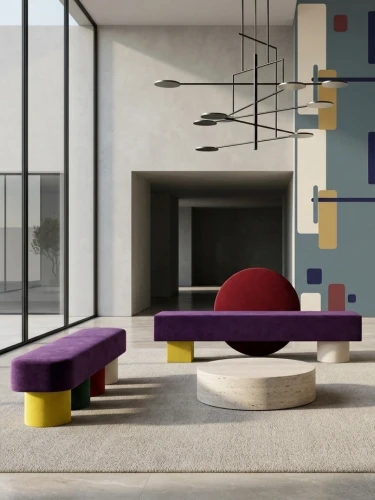 Ławka LE CORBUSIER COLORS