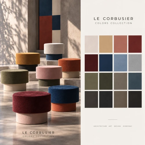 Puf LE CORBUSIER COLORS