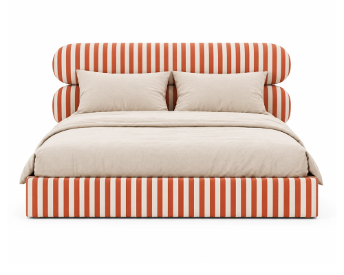 MOU Stripes No.1 - designerskie łóżko tapicerowane