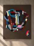 MIND'S SPACE – oryginalny obraz abstrakcyjny 100 × 120 cm | Katarzyna Jasyk