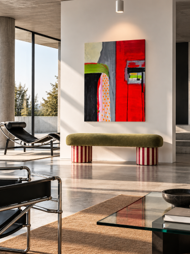 Obraz PONURA WIZJA – abstrakcja 60×80 | Katarzyna Jasyk
