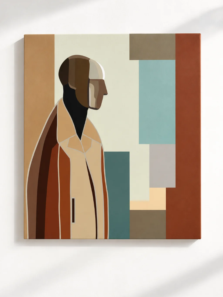 BAUHAUS MAN – obraz na płótnie | Katarzyna Jasyk