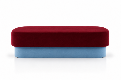ławka LE CORBUSIER COLORS - designerska ławka tapicerowana