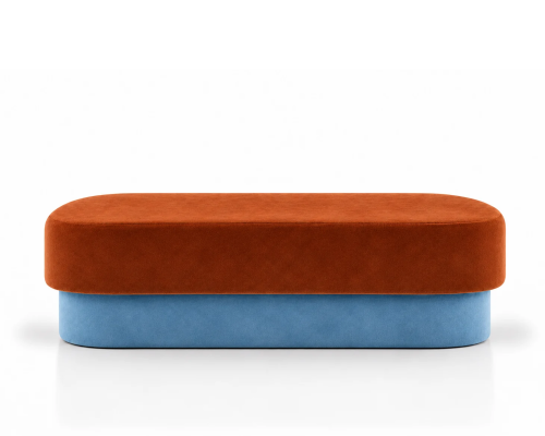 ławka LE CORBUSIER COLORS - designerska ławka tapicerowana