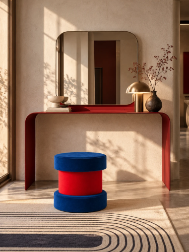 Stołek LE CORBUSIER COLORS - puf tapicerowany