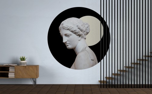 Mural DOTS -  Wenus z Księżycem