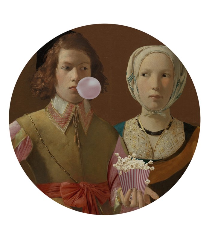 Mural DOTS - Para z Popcornem
