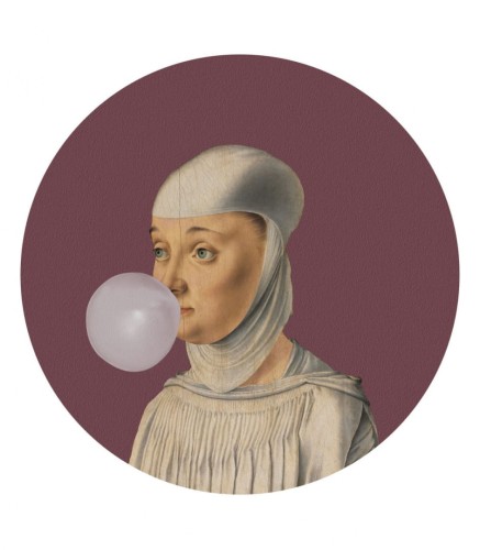 DOTS Kobieta z gumą burgund.jpg