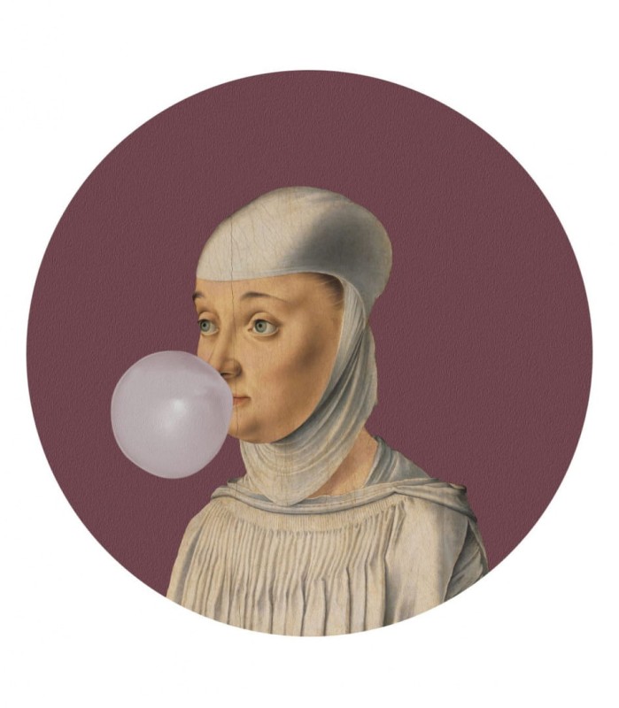 DOTS Kobieta z gumą burgund.jpg
