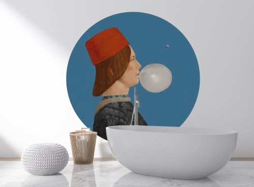 Mockup Młodzieniec z gumą balonową niebieski 2.jpg